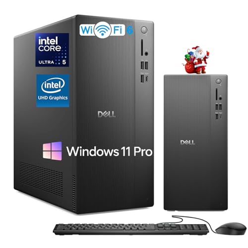 Dell X^[fXNgbvRs[^ ECT1250 - Intel 10-Core Ultra 5-225A32GB DDR5 RAMA1TB SSDÃj^[T|[gAIntel UHDOtBbNXAWin 11 ProAWifi6