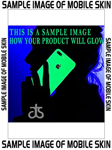 Image of AtOdds - Compatible for iPhone 15 - Mobile Back Skin Sticker - Lamination - Back Screen Guard Protector Film Wrap (Coverage - Only for Back & Camera) (Design - Dark Glow)