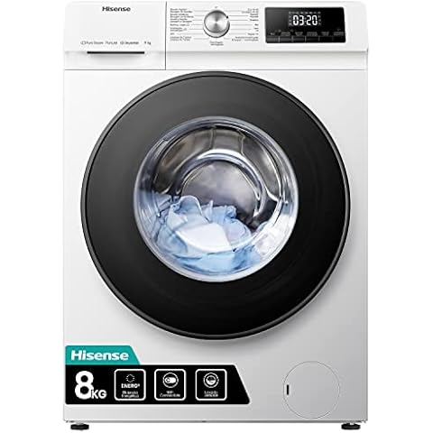 Hisense WFQA8014EVJMW - Lavadora con Vapor Cover
