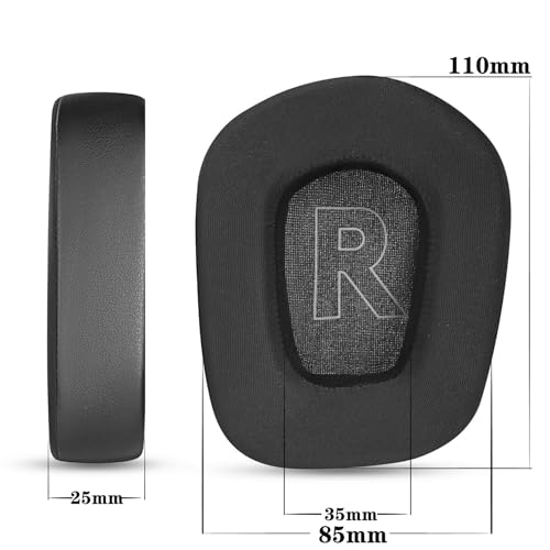 Reposición de Almohadillas Auriculares con Gel Refrescante Compatibles con Logitech G733 G535 G335 Lightspeed Wireless Gaming Headset Almohadillas con Tela de Seda de Hielo Transpirable (Color Negro) miniatura 4