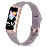 Spurkey Fitness Tracker with 24/7 Heart Rate, Blood Oxygen Blood Pressure Sleep Monitor, Activity Trackers IP68 Waterproof,Step Counter Calorie Pedometer Health Smart Watch for Women Me Dusty Purple