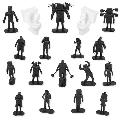 Skibidi Toilet Battle Bucket, Collectible Figures, Officially Licensed Merch, Multicolored, 4 inches - Image 4