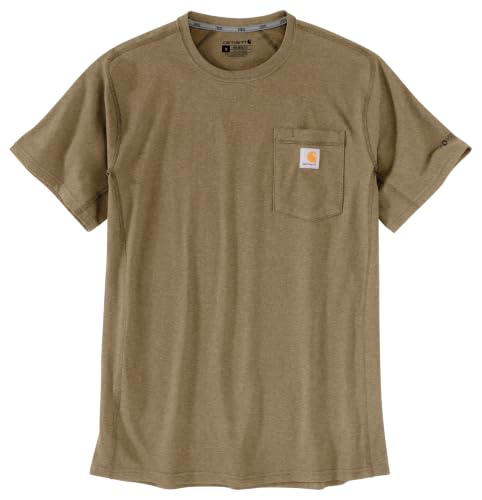 Image of Carhartt Men's Force Relaxed Fit Midweight Short-Sleeve Pocket T-Shirt