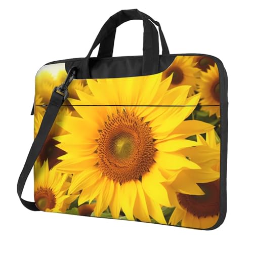 Bolso Tote para Laptop con diseño de girasoles miniatura 1