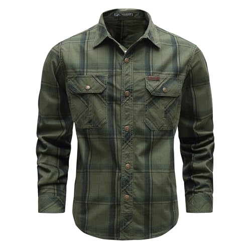 Chemise homme à carreaux coupe slim fit chic et finitions soignées