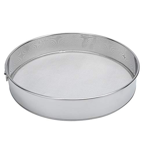 Tamiz de harina-Cocina Manual de acero inoxidable Filtro de tamiz de harina Cocina Herramientas para hornear Cover