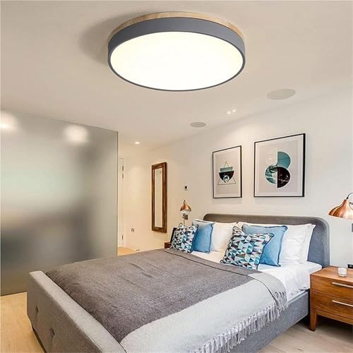 Plafonnier encastré minimaliste gris 50 cm à intensité variable pour salon