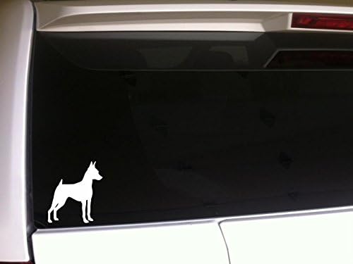 DesignsThatStickPinscher Silhouette 5.5" Vinyl Sticker DecalG80 Animals Pets Dogs Puppies Love Canine