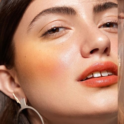 Image of Coral Red Lipstick for Women Moisture Lip Gloss Sheer Tinted Lip Balm | Nourish Hydrating Glossy Creamy Lipstick Glow Reviver Lip Stick for Dry Lips,DM99 CoralNude