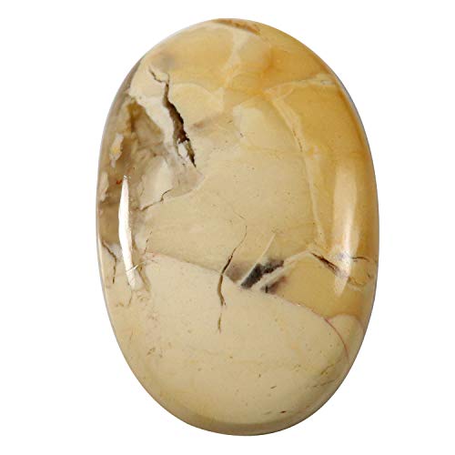 Jaspe mookaite brisé ovale cabochon naturel 41 carats pour création bijoux DIY