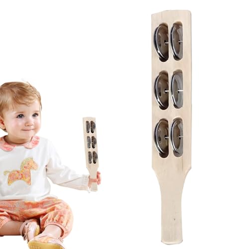 Instrumentos De Música para Niños, Palos De Ritmo Infantil | Instrumentos De Percusión De Madera Y Metal para Niños: Juguetes Musicales Educativos Multifuncionales, Instrumentos Portátiles para E