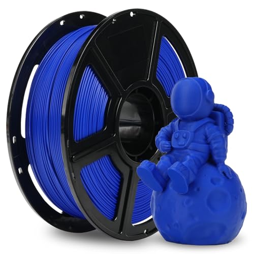 FLASHFORGE PLA Filament 1.75mm +/- 0.02mm, Matte Blue 3D Printer Filament 1kg (2.2lbs) Spool, Excellent Printing Performance, Easy to Use for Most FDM 3D Printers