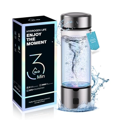 Lozltx 2025 Wasserstoff Wasserflasche 【2025 Innovation IHSA-Zertifiziertes H₂/O₂-Trennsystem】【SPE-Technologie der zweiten Generation】 Hydrogen Water Bottle Wasseraufbereitung in 3 Minuten