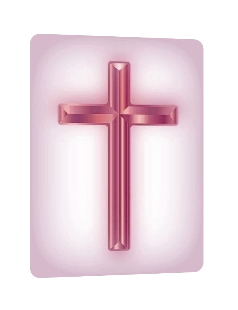 LADY HAWK Jesus Holy Cross Miniature Painting with magnetic backing. A Divine Gift for The Lord's Blessing. Directly sticks to any Metal Surface. Size 10x7cms Jesus Photo Frame Model Series - (G212)