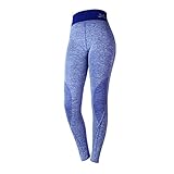Glamexx24 Damen Sporthose Yoga Pants Fitness Jogginghose Training Leggings Stretch Workout Hose, 8 Blau, M/L