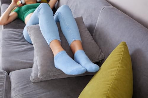 Image of RONDO Ankle Socks Unisex Thin Cotton Athletic Socks for Men for Women Running Socks Breathable Dry Fit Low Cut Golf Socks