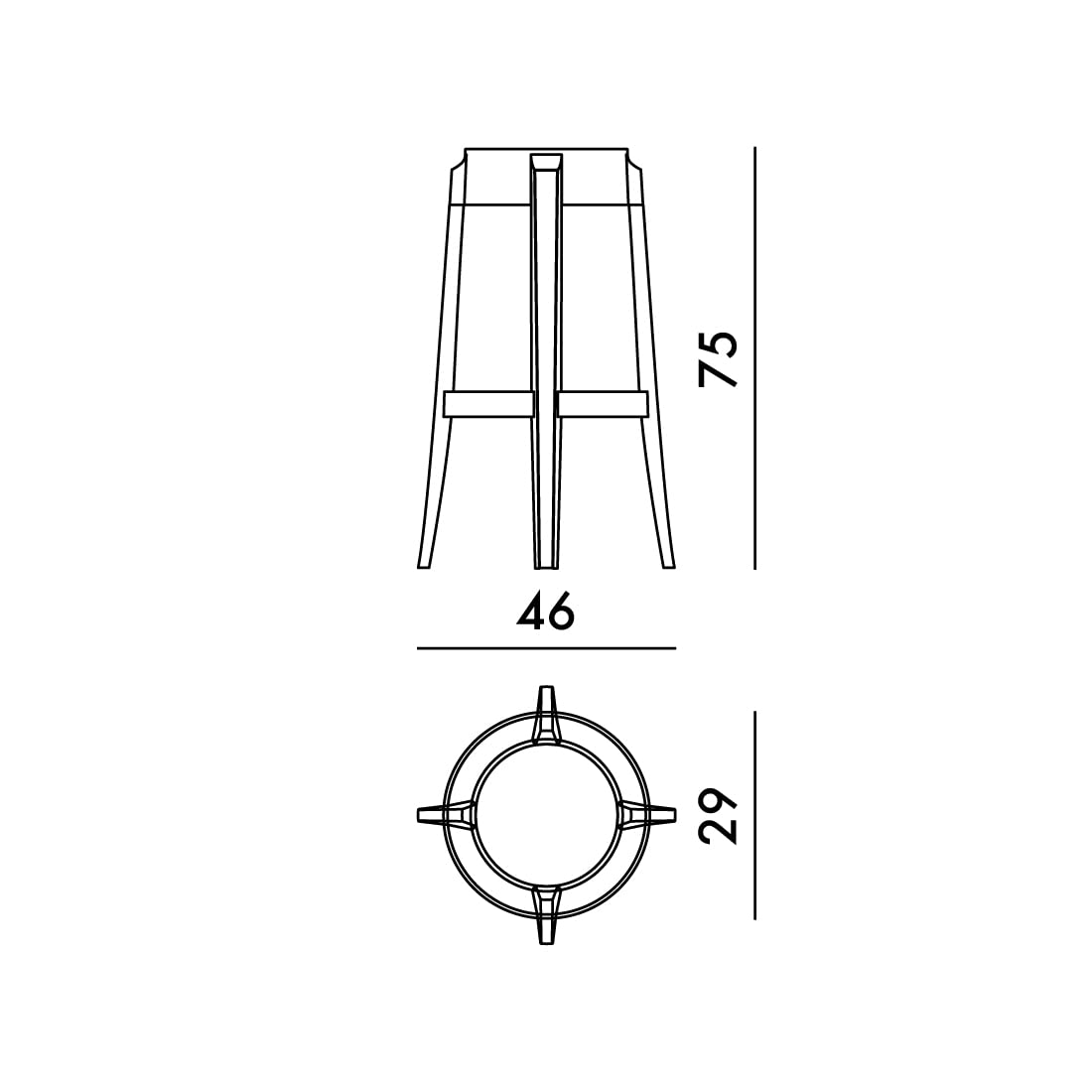 Amazon.co.jp: Kartell(カルテル) スツール 『CHARLES GHOST
