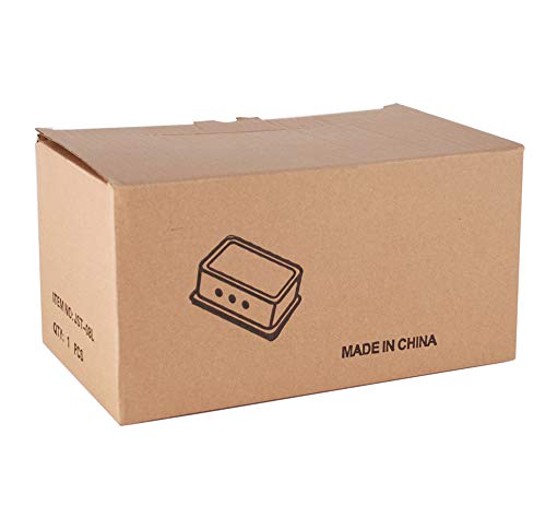 Hinomaru Collection Japanese Tabletop Shichirin Konro Charcoal Grill With Wire Mesh Grill And Wooden Base Hibachi Style Yakiniku Grill (White Rectangular 9.75" X 6") #TOP3