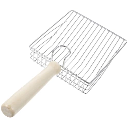 Milisten 猫砂シャベル キャットニ くずスクーパー 猫のもの 猫すくい 猫用スクープホルダー ゴミすくい 猫のうんちスクーパー ペットうんちスクープ ペット用トイレ ーナー 木