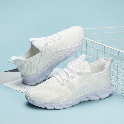 Image of DLWKIPV Womens Slip on Walking Tennis Shoes for Women Work Running Athletic Gym Sports Sneakers Lightweight Casual Shoe