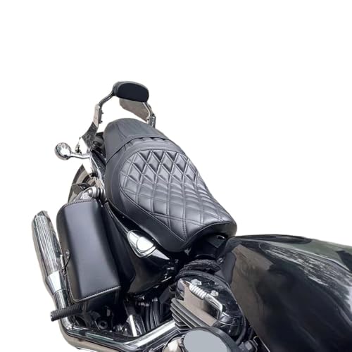 Asiento doble de cuero sintético resistente para Roadster y Iron 5