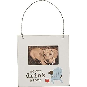 Primitives by Kathy Mini Frame Never Drink Alone