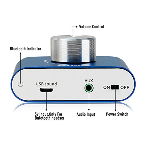 Facmogu F900S Mini Bluetooth 5.0 Digital Amplifier for Music Lovers, 2 Channel 80W+80W HiFi Stereo Audio Amp
| Facmogu
