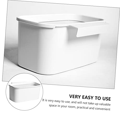 Cabilock 2pcs White Kitchen Hanging Trash Can miniatura 7