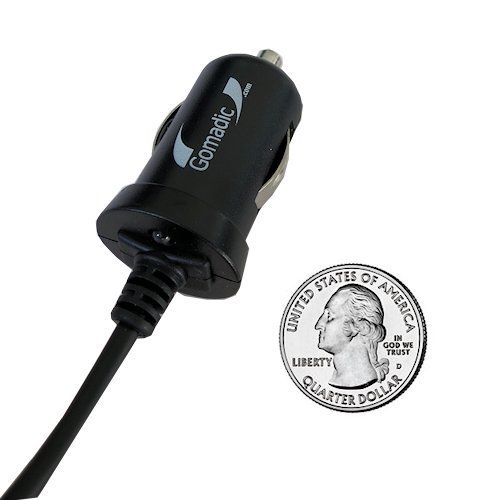 Gomadic Intelligent Compact Car/Auto DC Charger Suitable for The Garmin Montana 680 / 680t - 2A / 10W Power at Half The Size. Uses Gomadic TipExchange Technology