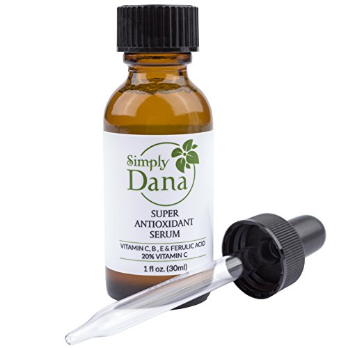 Simply Dana Super Antioxidant Serum - Vitamin C,B,E & Ferulic Serum, 20% Vitamin C 1 fl oz. (30ml)
