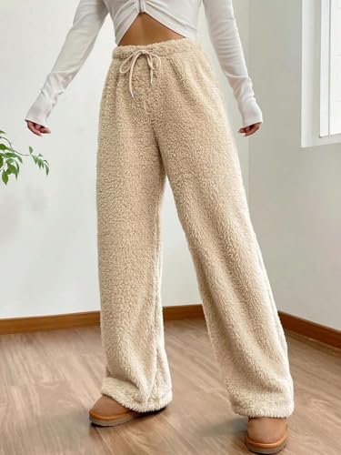 Image of KOTTY Women's Baggy Formal Black Pants | Elegant Straight Fit Trousers for Office & Casual Wear | Trendy High Waist Bottoms