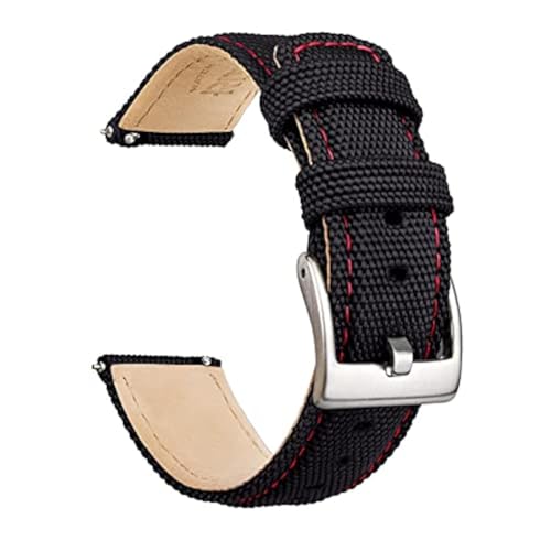 Image of Ritche Sailcloth Watch Band Quick Release Watch Strap Compatible with Samsung Galaxy Watch 6 Band Classic 43mm 47mm 40mm 44mmTimex / Seiko /Fossil /Citizen Watch Bands for Men Women