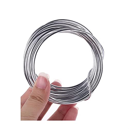 Temhyu 2.00mm*3M /5M flux-cored wires, Hypothermia Aluminium Welding Solder Soldering Rods Wires Electrode, (Size : 3m)