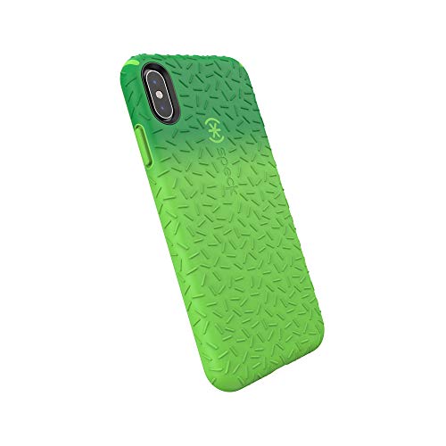 Speck Products iPhone Xs Max Case, CandyShell Fit, Forest Green Ombre Slime Green