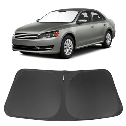 Windshield Sun Shade Custom Fit for 2012-2022 Volkswagen VW Passat Accessories Foldable Sunshade Sun...