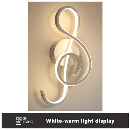 Applique murale LED design minimaliste noir et blanc pour eclairage de chambre - 2