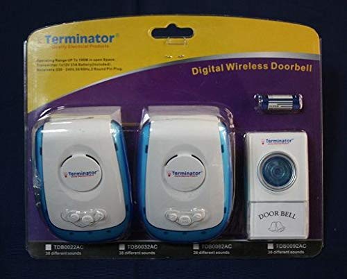 Digital Wireless Doorbell 38 Different Melodies TDB 0092AC