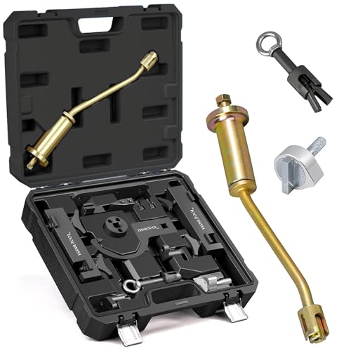 Camshaft Alignment Tool Kit Compatible with Jaguar Land Rover Discovery 4 Range Rover Sport V8 5.0L V6 3.0L with Fuel Injector Remover Installer Too, 303-1145, 303-1447, 303-1148, 303-1452, 303-1482