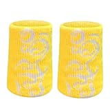 MinkeyBear 1 par de muñequeras deportivas para entrenamiento, muñequeras absorbentes para tenis, baloncesto, fútbol, correr