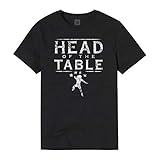 WWE Authentic Wear Roman Reigns Head of The Table T-Shirt Black Extra Large