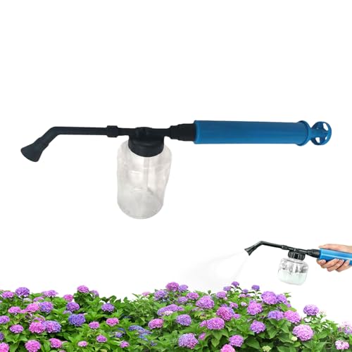 Aplicador de Polvo de jardín | Aplicador de Polvo de Plumas portátiles para Plantas | Pulverizador de Tierra Ligera con Bomba de Aire de pulsación para invernaderos al Aire Libre en Interior
