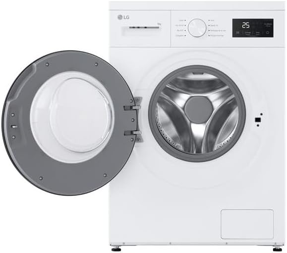LG F94N15WHS Front-Load Washing Machine, front view atea zabalik