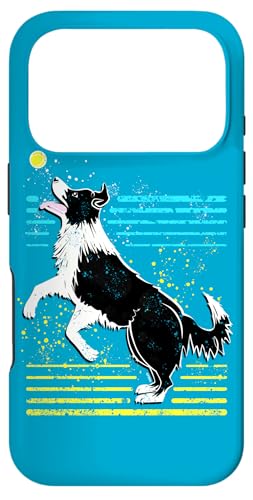 N[Ȗqr܂͖qrƃ{[ 킢{[_[R[ [ Cute Border Collie Art ] X}zP[X iPhone 17 Pro p