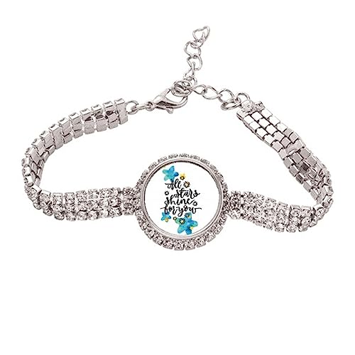 Bracelet de cheville All Stars Shine To You en métal chaîne de pied femme taille M