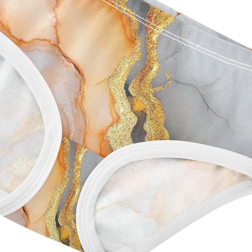 Triangle Panties Elastic Waistband Panties Comfort Underwear for Toddler Girls in Sizes 2T,3T, 4T, 5T, 6Y and 8Y4