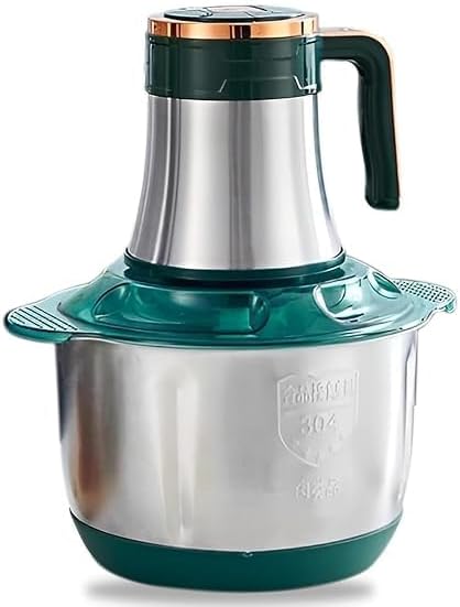 2L Stainless Steel Electric Meat Grinder with Handle | 4 Sharp Blades | 4 Speed Modes | 800W Heavy Food Chopper | Easy to Clean | One-Touch Operation For Meat, Vegetables, Fruits, Herbs and Nuts