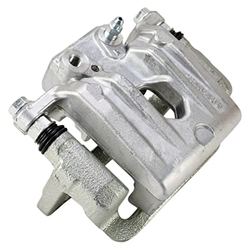 Image of TRQ Rear Driver and Passenger Side Brake Caliper Set Caliper Brackets Hardware Compatible with 2010-2012 Hyundai Santa Fe 2011-2013 Kia Sorento