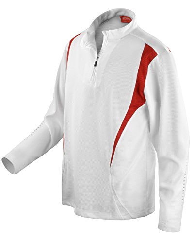 T-shirt de sport Spiro homme blanc évite les irritations dues à la transpiration