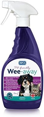 RSPCA Wee-Away Pet Friendly Stain and Odour Remover, 500 ml, Clear