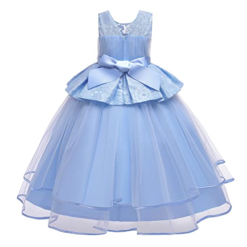 Vestidos de comunión y bodas para que tu niña deslumbre como invitada de azul 3